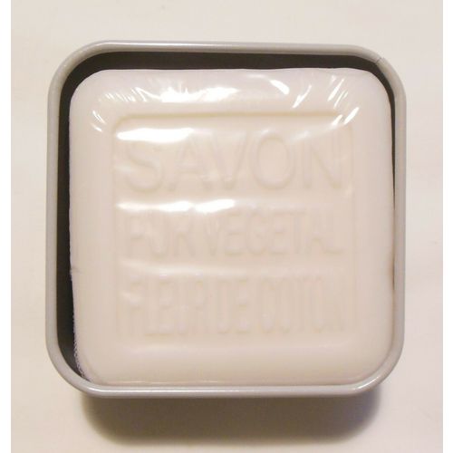 Soap In A Tin Cotton Flower La Savonnerie de Nyons 100g