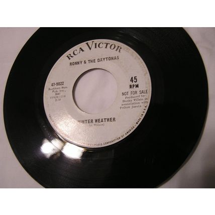 Ronny and the Daytonas Promo 45-YOUNG/WINTER WEATHER