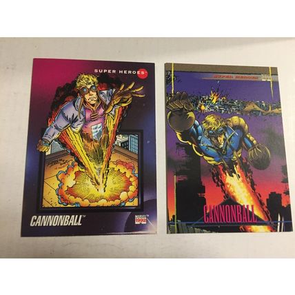 1992-93 Marvel Comics New Mutants Cannonball Trading Cards