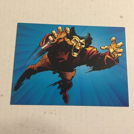1992 Marvel Comics Wolverine Barbaric Trading Card