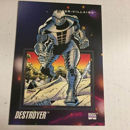 1992 Marvel Destroyer Super-Villians Comics Trading Card