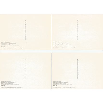 GB PHQ Cards 1985 Safety At Sea Unused Set No (84)