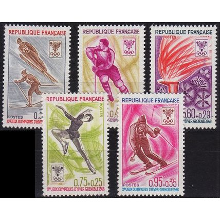 FRANKREICH FRANCE [1968] MiNr 1610-14 ( **/mnh ) Olympiade