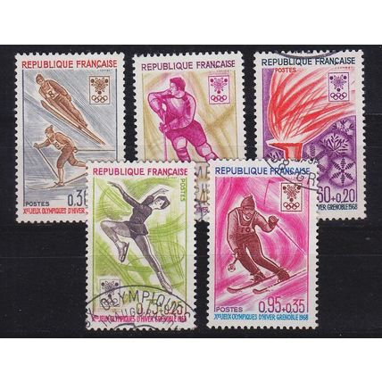 FRANKREICH FRANCE [1968] MiNr 1610-14 ( O/used ) Olympiade