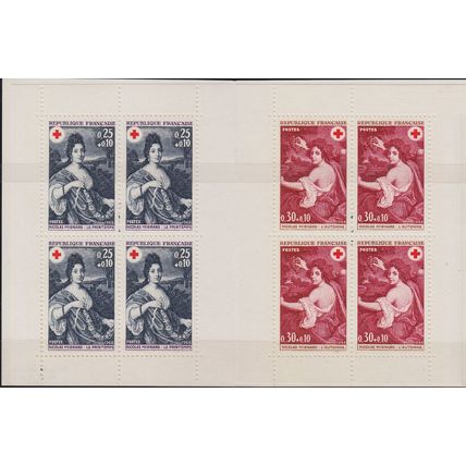 FRANKREICH FRANCE [1968] MiNr 1647-48 Markenheft ( **/mnh ) Rotes Kreuz