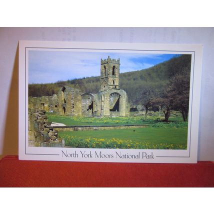 MOUNT GRACE PRIORY, NORTH YORK MOORS NATIONAL PARK unused postcard #