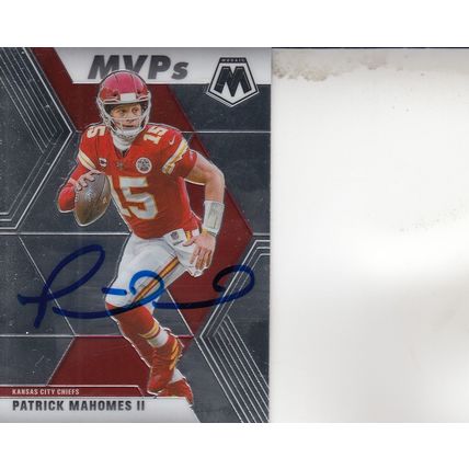 PATRICK MAHOMES II 2020 AUTOGRAPHED KANSAS CITY CHEIFS SUPER BOWL CHAMPION MVPQB
