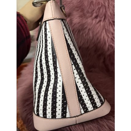 Henri Bendel Striped Designer Fashionable Bag