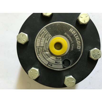 NEW HELICOID 100HA,316SS,100H A F DIAPHRAGM SEAL 1/4" UPPER STEEL 1/2" LOWER,EP