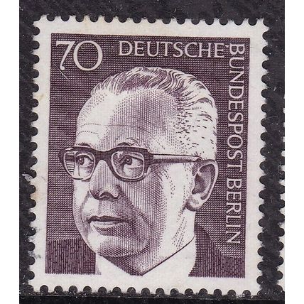 Berlin 1971 President Heinemann 70pf Fine Used SG B360 VGC