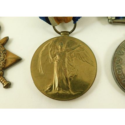 WW1 WWII World War I & II Mons Star Medal Group Of Five E. Jeeps RGA 22530