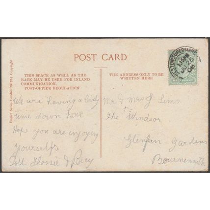 Clarence Park, Weston-Super-Mare, Somerset, 1908 - Empire Series Postcard
