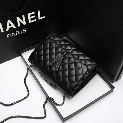 Casual Tassel Flip Quilted Black Color Bag