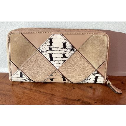 Vintage Classic Tan Patchwork Brooke Leather Coach Wallet