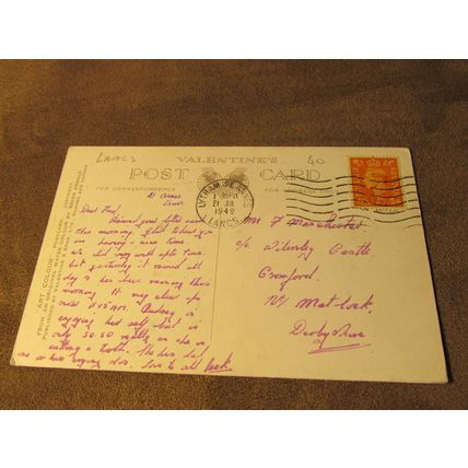 1940's Postcard - Stepping Stones, St Annes-On-The-Sea Lancashire Artist A576