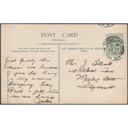 Berry Pomeroy Castle, Devon, 1905 - Frith's Postcard