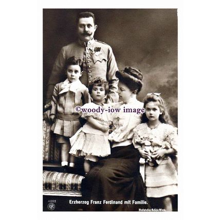 rp10961 - Archduke Franz Ferdinand of Austria & Family - print 6x4