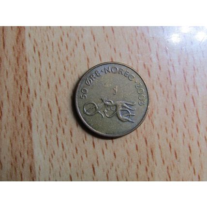 Norway 2003 50 Ore Coin
