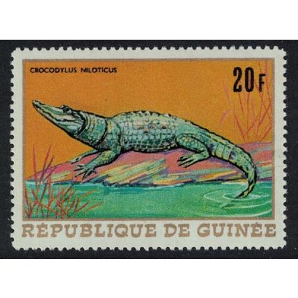 Guinea Crocodile 20f 1968 MNH SG#661 MI#498