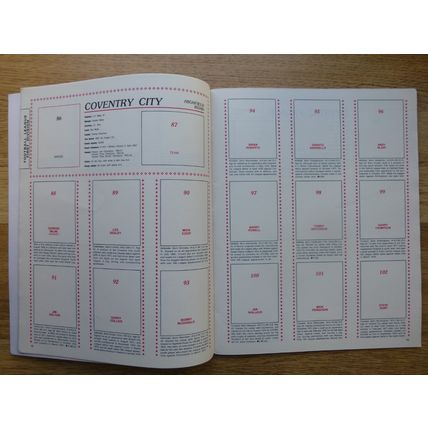 Panini Football 80 - Empty Sticker Album