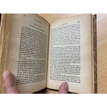 RARE* MADAME DE STAEL DE L'ALLEMAGNE VOLUME 2 FRENCH ANTIQUE BOOK (P3)