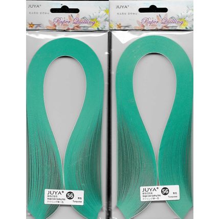 Juya. Quilling Strips. Turquoise. Cardmaking Scrapbooking Crafts Quilling