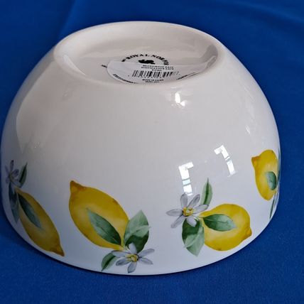 Lot 4 Royal Norfolk LEMON 6" SOUP BOWLS Cereal Citrus Fruit