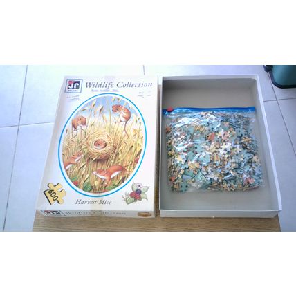 WILDLIFE COLLECTION: HARVEST MICE Jigsaw Puzzle (600 Piece) J R Puzzles