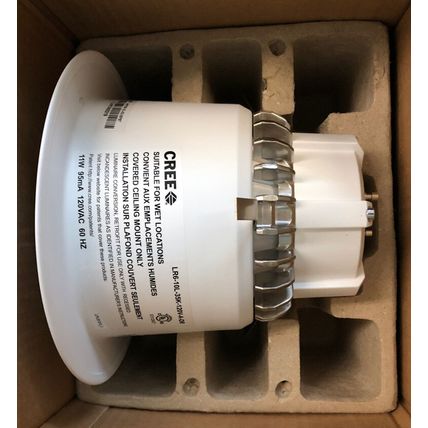 NIB! CREE LR6 Series 1000 Lumen Deep Recess GU 24 LED Adjustable DownLight