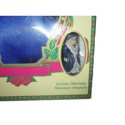 Limited Edition 16" Tall Doll with Miniature Matching Porcelain Ornament