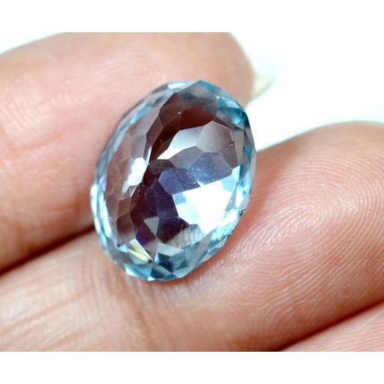 Brazilian Natural Blue Aquamarine 8.40 Ct Oval Loose Gemstone
