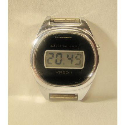 Vintage Soviet ELEKTRONIKA 5 LCD Digital Women's Watch Quartz USSR Wrist Watch