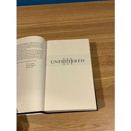 Unfettered III: New Tales By Masters of Fantasy by Shawn Speakman Limited Novel
