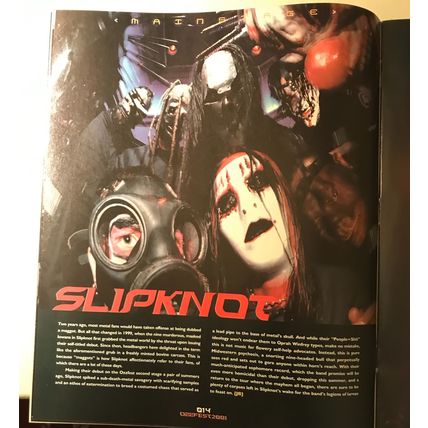 OZZfest magazine 2001 Ozzy Osbourne cover Marilyn Manson back cover
