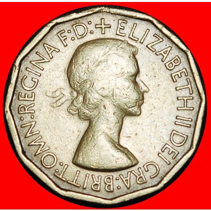 Ⰶ ELIZABETH II (1952-2022): GREAT BRITAIN ★ 3 PENCE 1953!★LOW START★NO RESERVE