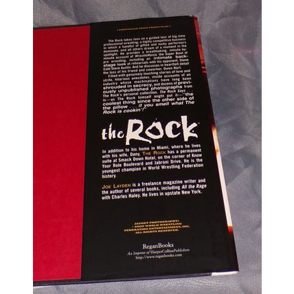 THE ROCK SAYS 2000 WF WORLD WRESTLING HARDBACK BOOK