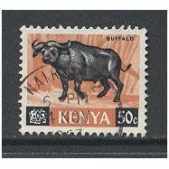 Kenya.SG26 50c African Buffalo.Fine Used.14