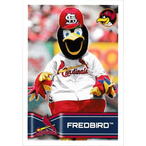 2014 Topps MLB Sticker Collection - #255 - Fredbird St. Louis Cardinals Mascot
