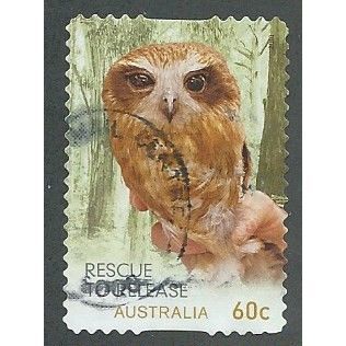 AUS 2010 60c (S/A) 'RESCUE TO RELEASE- OWL' FINE USED (EBID36-771)