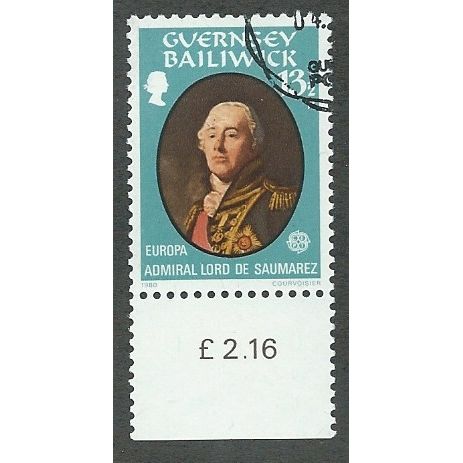 GUE 1980 13.5P 'EUROPA' FINE USED (EBID50-010)