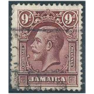 Jamaica 1929 SG110 9d Maroon Good Used . ..