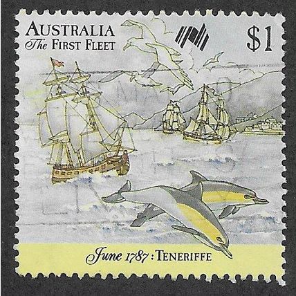 AUS 1987 $1.00 'TENERIFFE' FINE USED (EBID66-557)