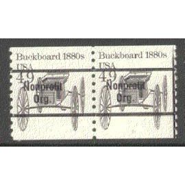 2124a 4.9c Buckboard Fine MNH Dry Gum CNP Right 2 P0463