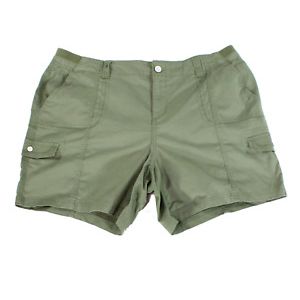 Style & Co Plus Size Chino Short Olive Spring 20W