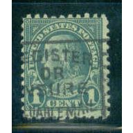 Used 581 1c Benjamin Franklin Average A16263