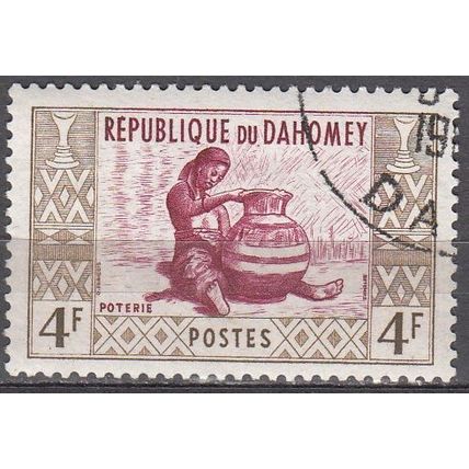 Dahomey 1961 Michel 181 O Cote (2001) 0.20 Euro Poterie Cachet rond