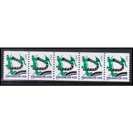 3229 10c Bicycle Very Fine MNH S/5 B0880