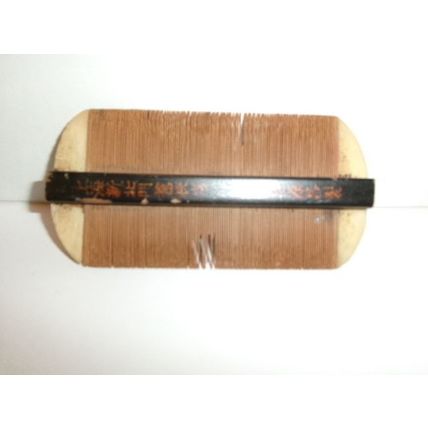 Antique Oriental French Ivory Celluloid Double Sided Hair Comb