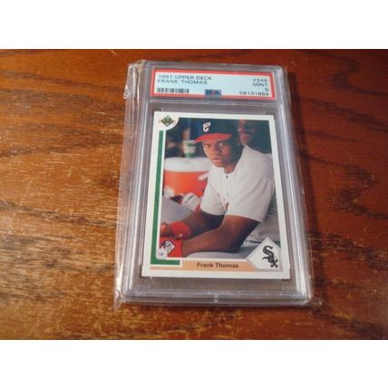 1991 Upper Deck, Graded Mint 9, FRANK THOMAS, White Sox