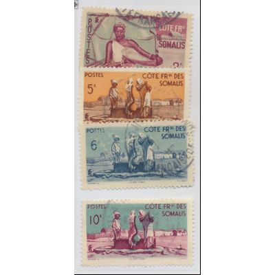 Somali Coast Stamps Scott #257//263, Used